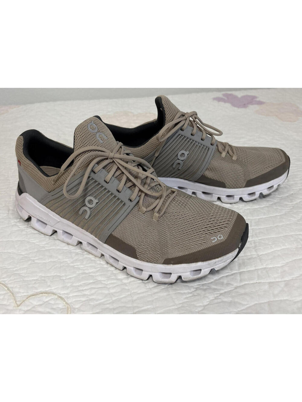 On Cloudswift 4 Running Shoes Men's Size 13 Taupe Gray